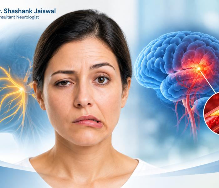 facial paralysis and stroke