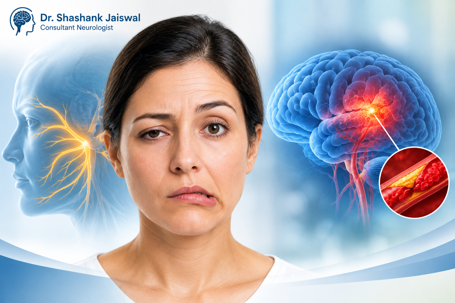 facial paralysis and stroke